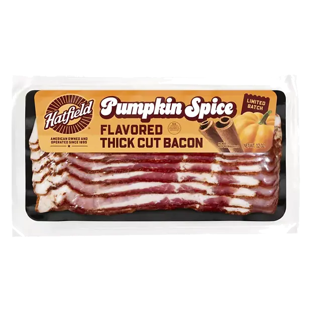 Thick Cut Pumpkin Spice Flavored Bacon