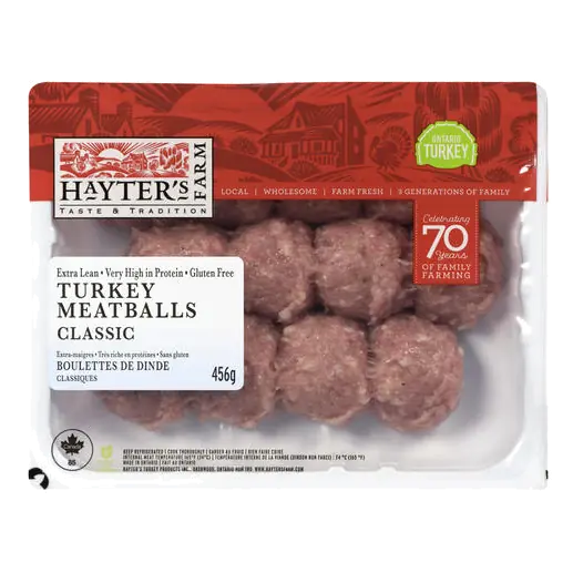 Fresh Turkey Meatballs Classic 456 g