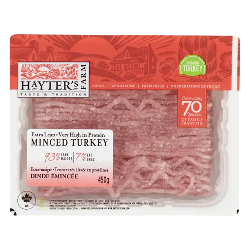 Minced 93/7 Turkey 450 g