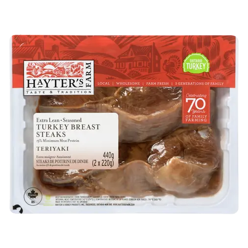 Turkey Breast Steaks Teriyaki 2 x 220 g (440 g)