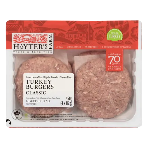 Turkey Burgers Classic 4 x 112 g