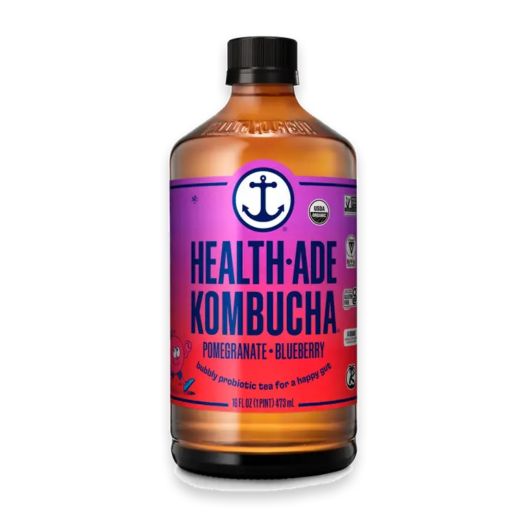 Kombucha Pomegranate Blueberry Probiotic Tea