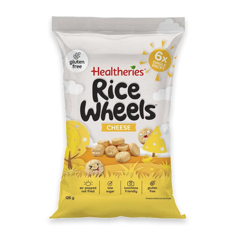 Rice Wheels Cheese Gluten Free Lunchbox Snacks