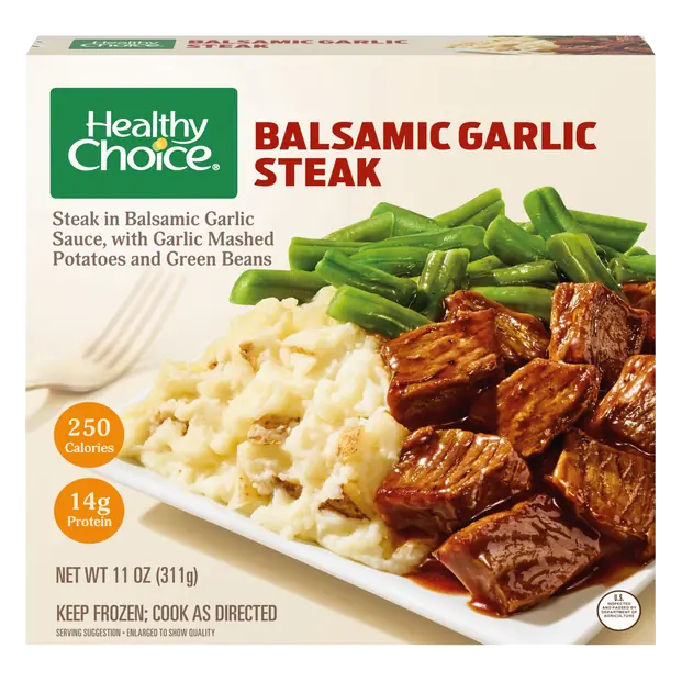 Balsamic Garlic Steak Frozen Meal