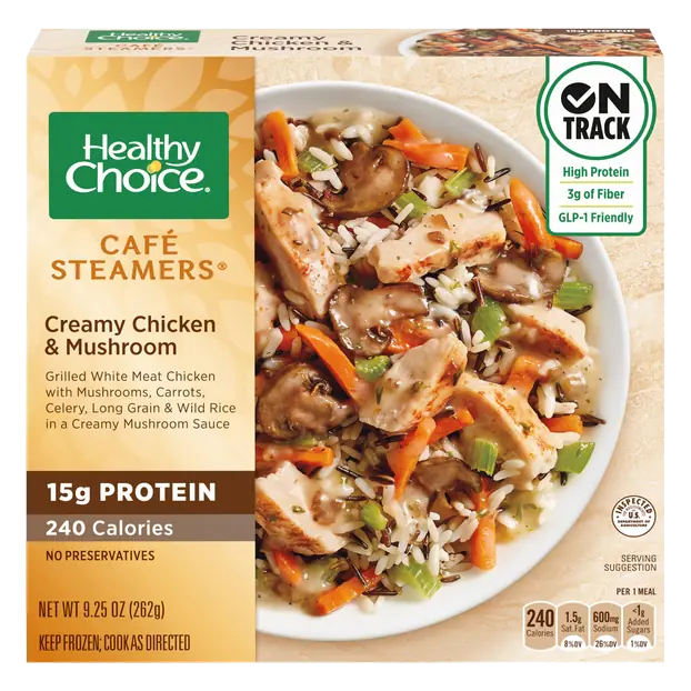 Cafe Steamers Creamy Chicken & Mushroom Frozen Meal