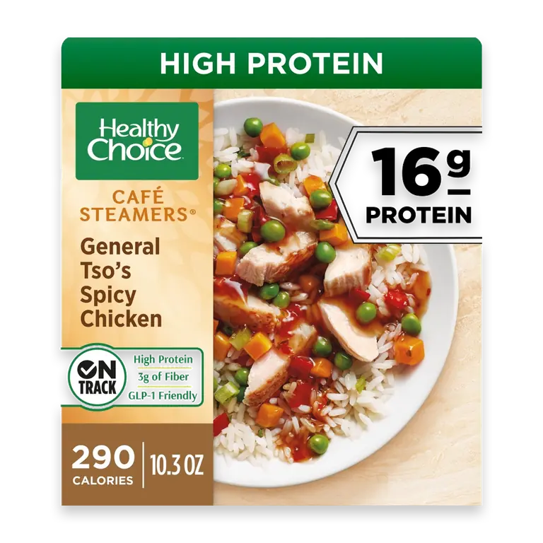 Cafe Steamers General Tso's Spicy Chicken, Frozen Meal