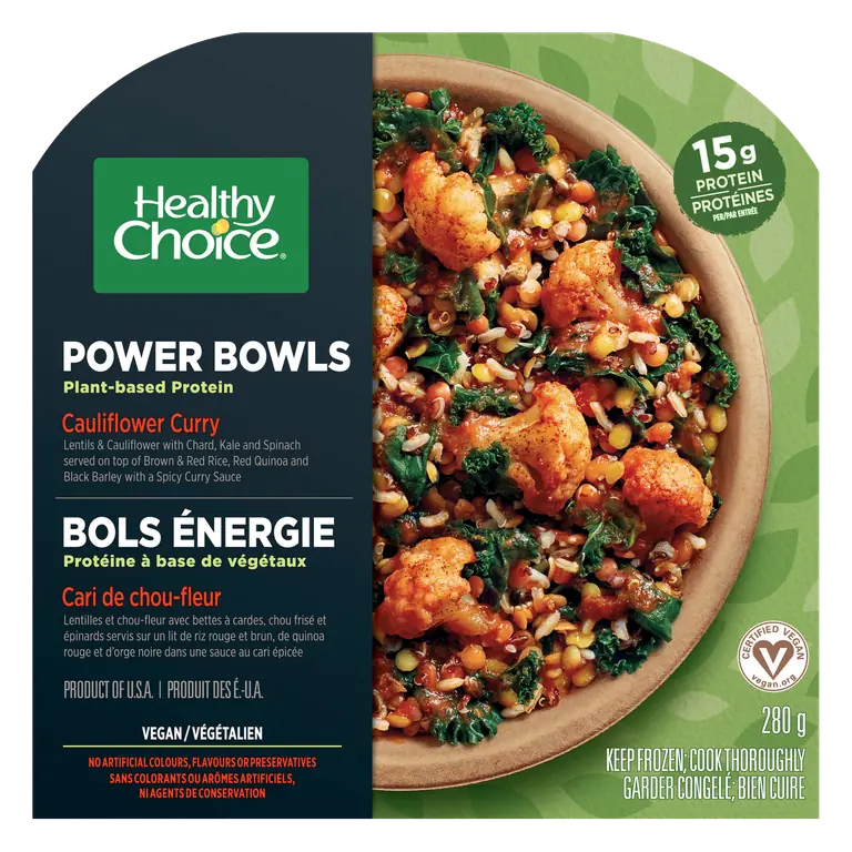 Cauliflower Curry Power Bowl 280 g (frozen)