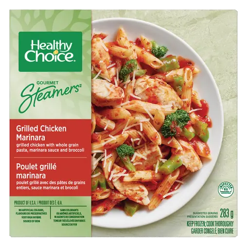Frozen Entrée Gourmet Steamers Grilled Chicken Marinara 283 g