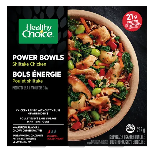 Frozen Entrée Power Bowl Shiitake Chicken 262 g