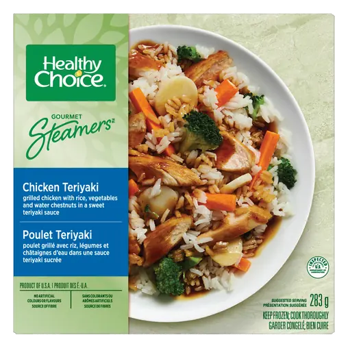 Frozen Entrée Gourmet Steamers Chicken Teriyaki 283 g
