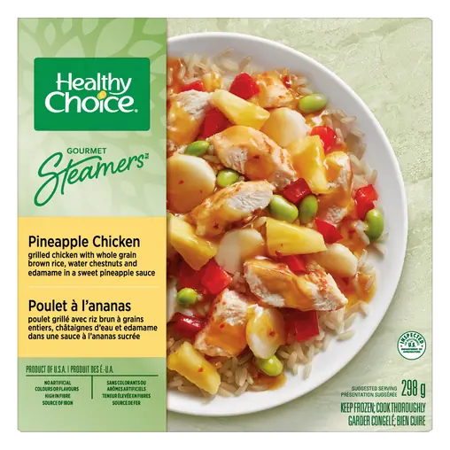 Frozen Entrée Gourmet Steamers Pineapple Chicken 298 g