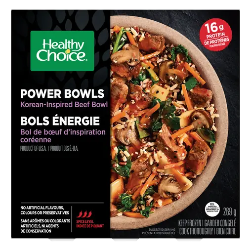 Frozen Entrée Power Bowls Korean-Inspired Beef 269 g