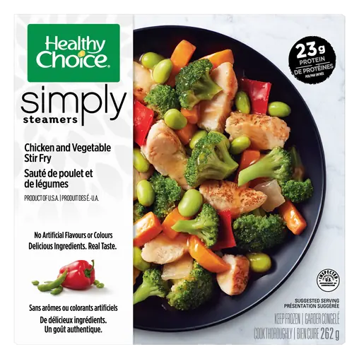 Frozen Entrée Simply Steamers Chicken & Vegetable Stir Fry 262 g