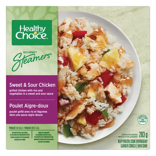 Gourmet Steamers Frozen Entrée Sweet & Sour Chicken 283 g