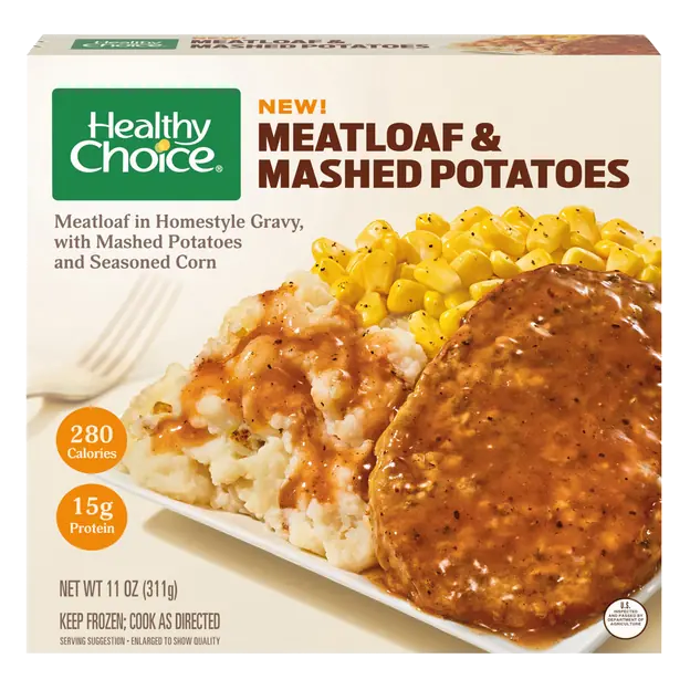 Meatloaf & Mashed Potatoes Frozen Meal