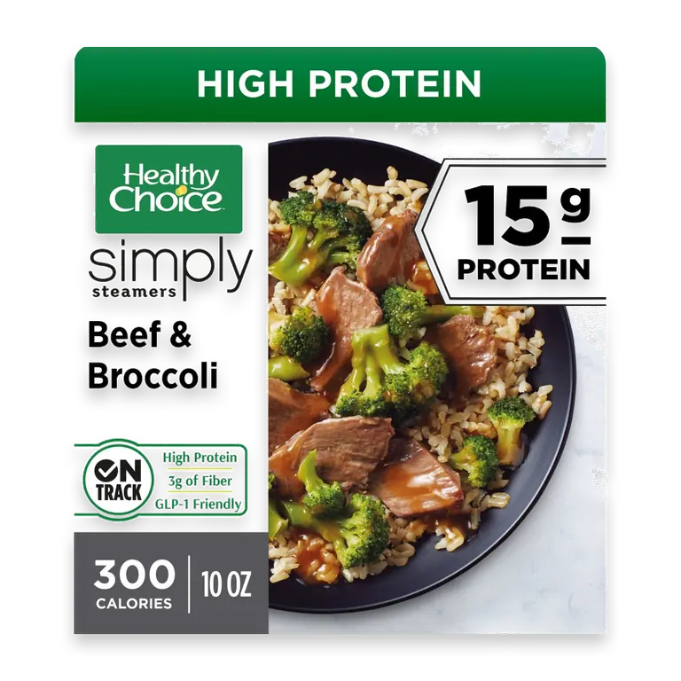 Simply Steamers Beef & Broccoli, Frozen Meal