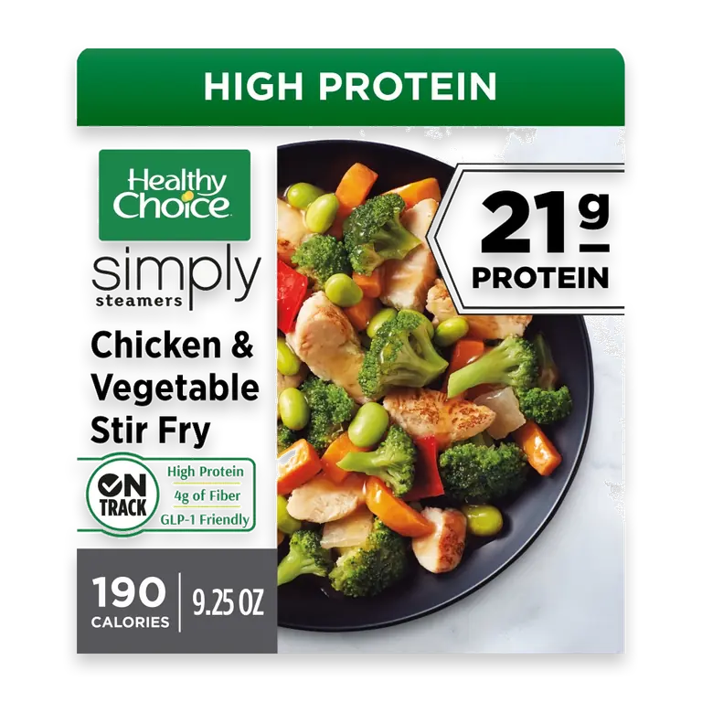 Simply Steamers Chicken & Vegetable Stir Fry Frozen Meal