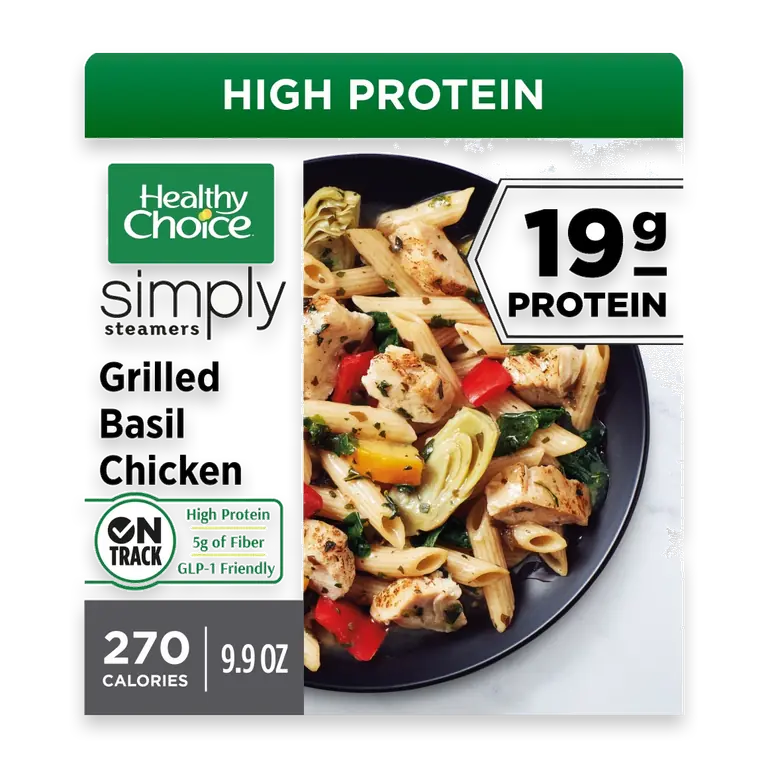 Simply Steamers Grilled Basil Chicken, Frozen Meal