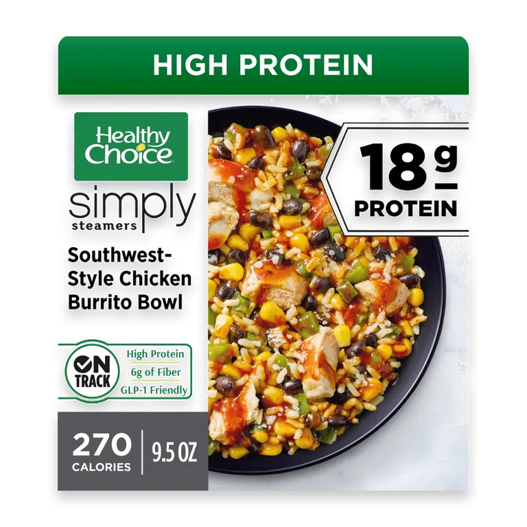 Simply Steamers Southwest-Style Chicken Burrito Bowl Frozen Meal