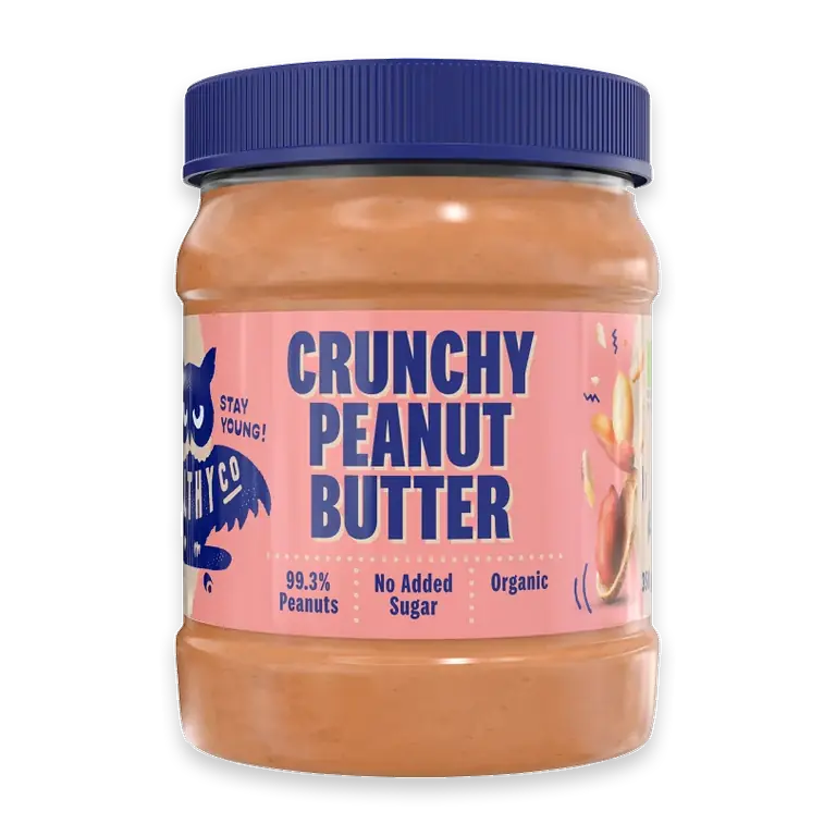 Jordnötssmör Crunchy 350g HealtyCo