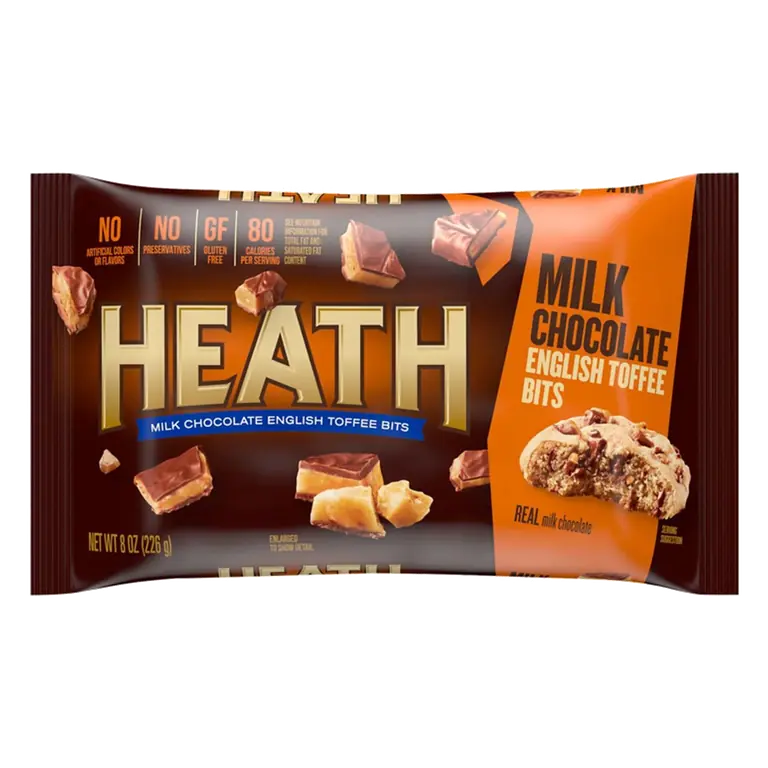 English Toffee Bits Enrobed in Rich Chocolatey Coating