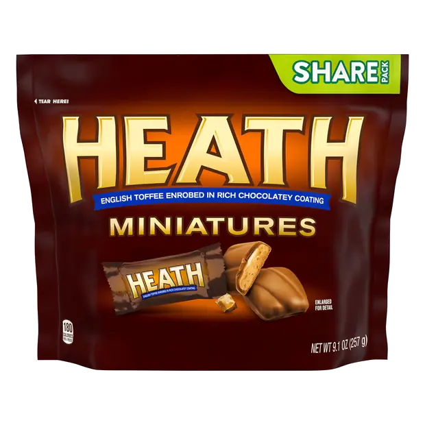 Miniatures Chocolate Coated English Toffee Candy Share Pack