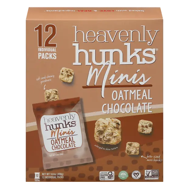 Minis Gluten Free Oatmeal Chocolate Packs - 12 ct