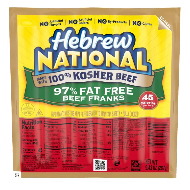 Beef 97% Fat Free Franks