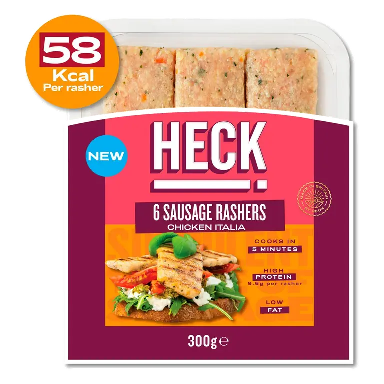 6 x Chicken Italia Gluten Free Sausage Rashers 300g