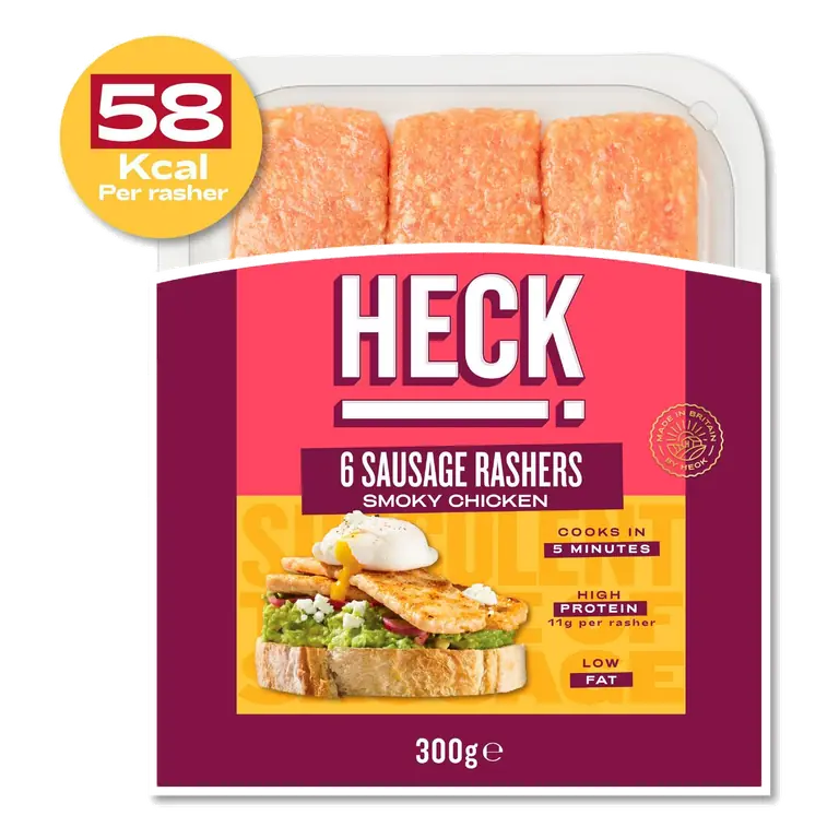 Smoky Chicken Gluten Free Sausage Rashers x6 300g