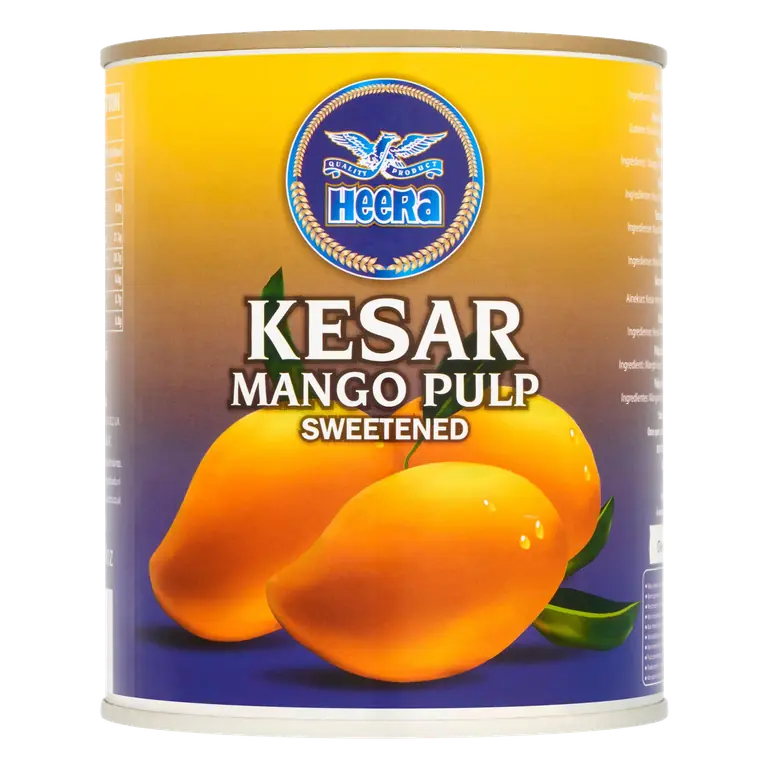 Heera Kesar Mango Pulp Sweetened 850g