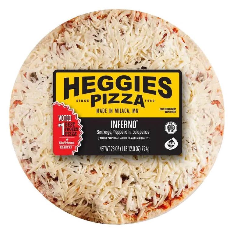 Heggies Inferno Frozen Pizza, 28oz