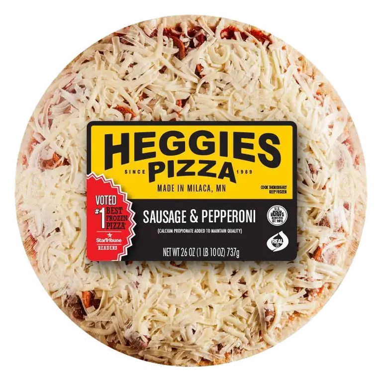 Heggies Sausage and Pepperoni Pizza, 26oz