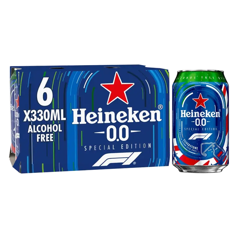 0.0 Alcohol Free Premium Lager Beer 0% ABV Cans 6x330ml