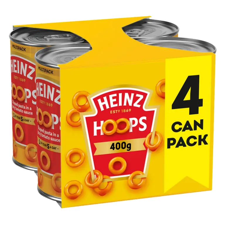 4 x 400g Spaghetti Hoops