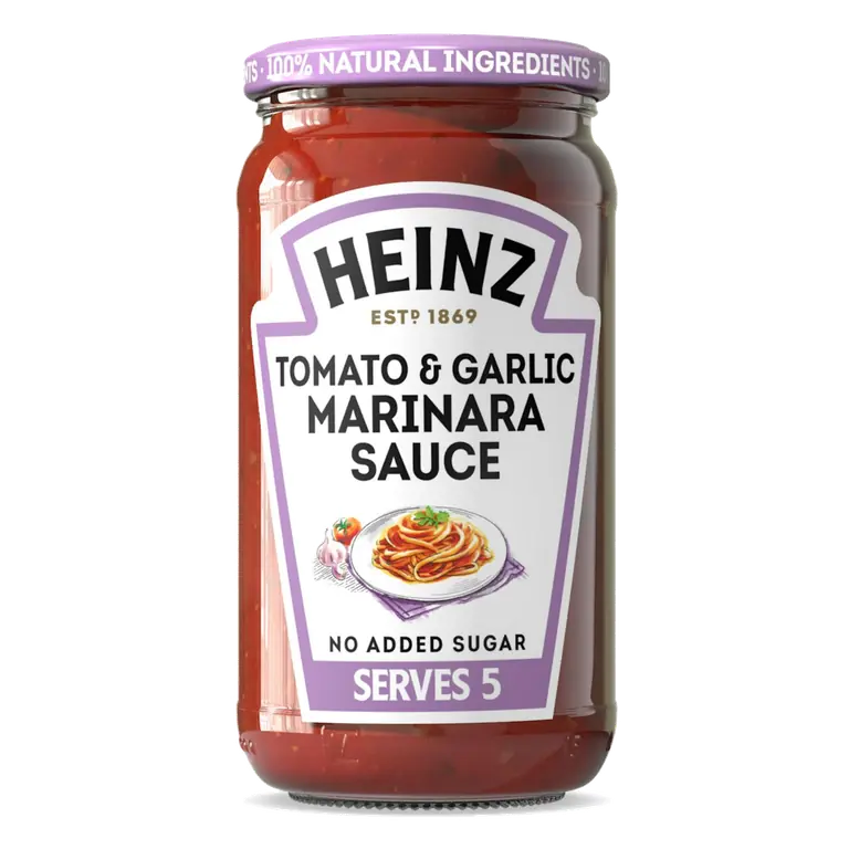 490g Tomato & Garlic Marinara Pasta Sauce
