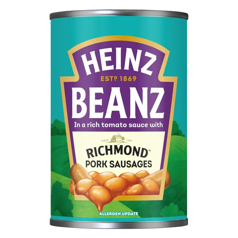 Baked Beans & Richmond Pork Sausages 415g