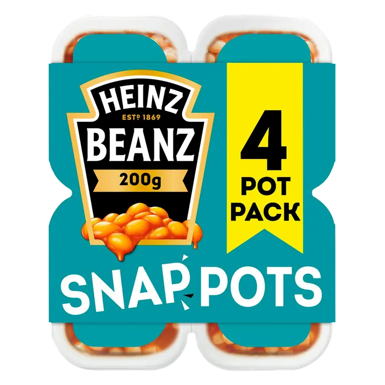 Baked Beans Snap Pots 4 x 200g