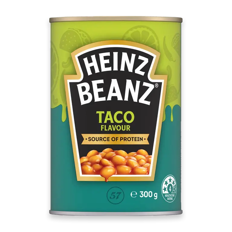 Beanz Baked Beans Taco Flavour