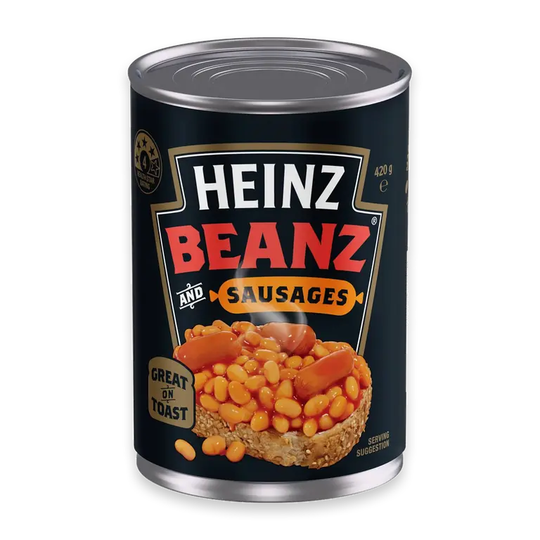 Beanz Canned Baked Beans & Sausages