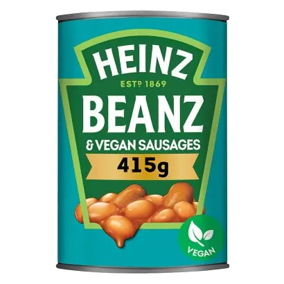Beanz with Vegan Sausage