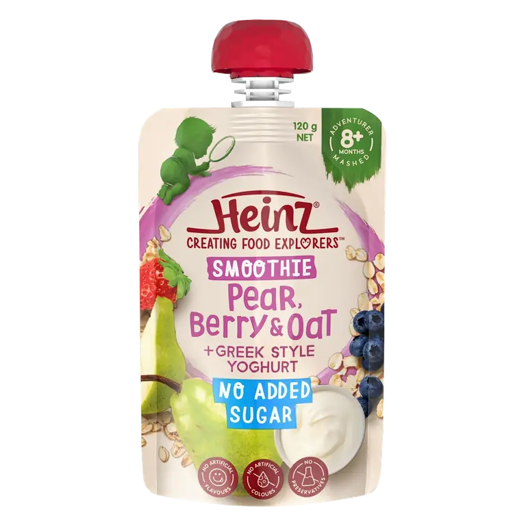 Berry & Oats Smoothie With Greek Yoghurt