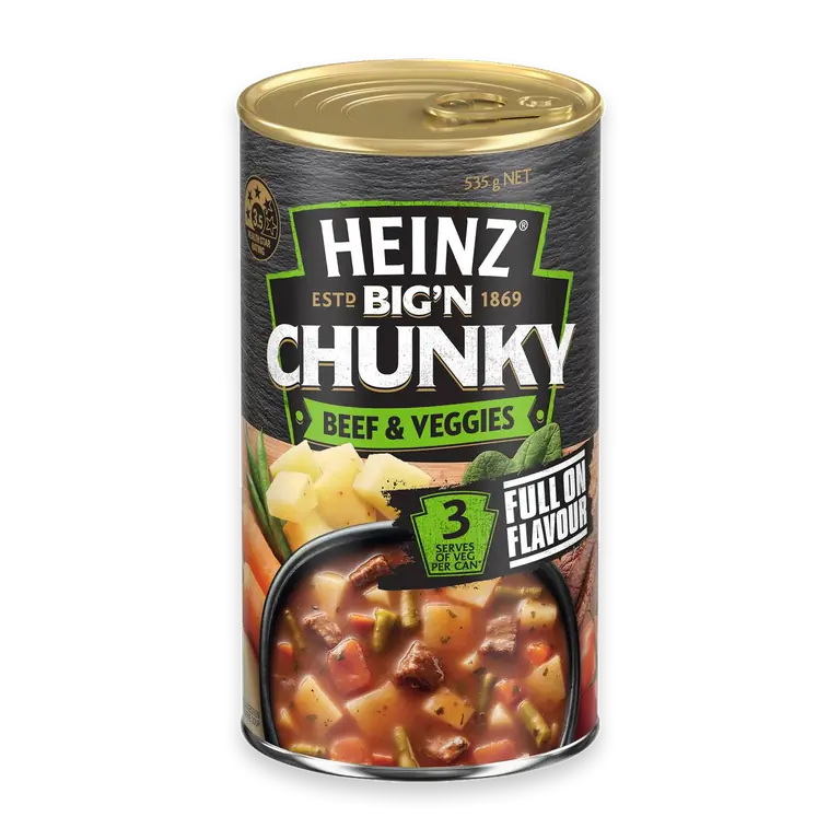 Big N Chunky Beef & Vegetable Soup Veggie Ready Meals