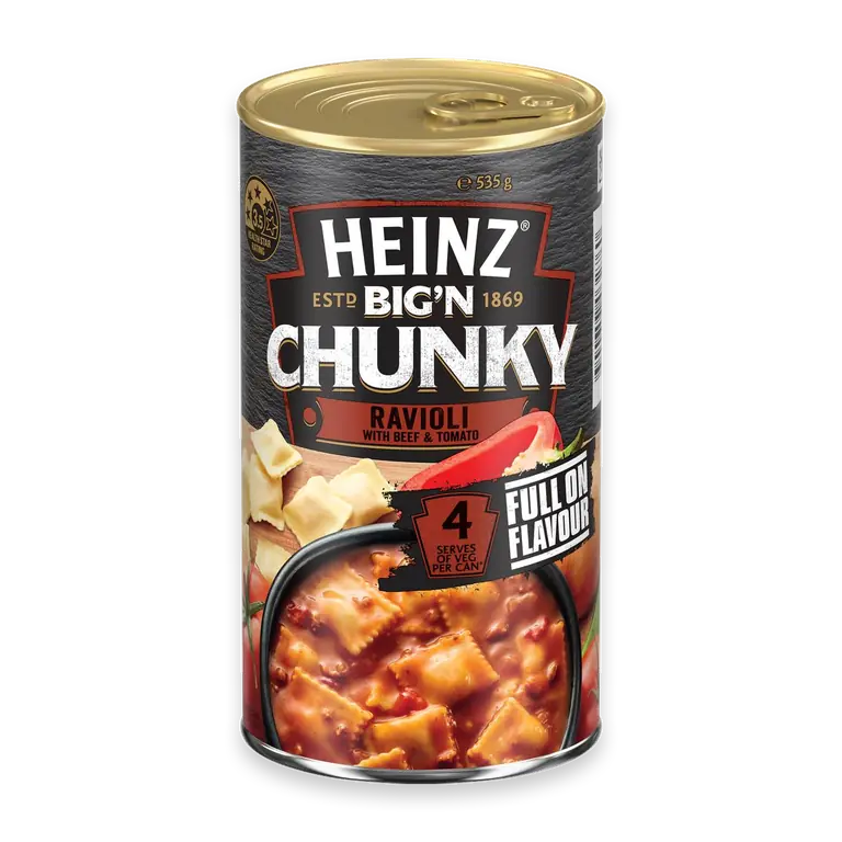 Big N Chunky Ravioli With Beef & Tomato Canned Meal