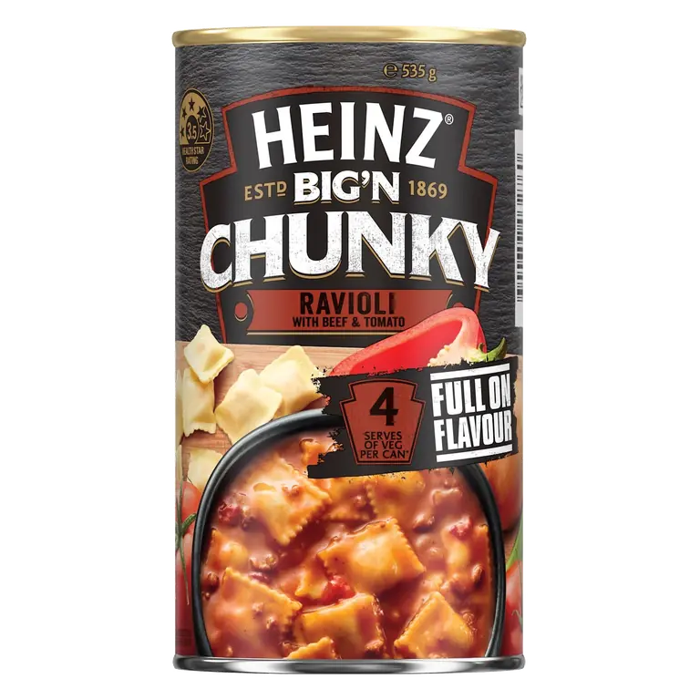 Big N Chunky Ravioli with Beef & Tomato