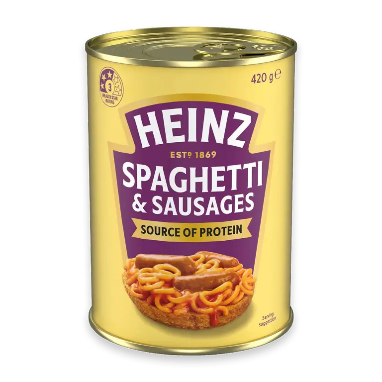 Canned Spaghetti & Sausages Canned