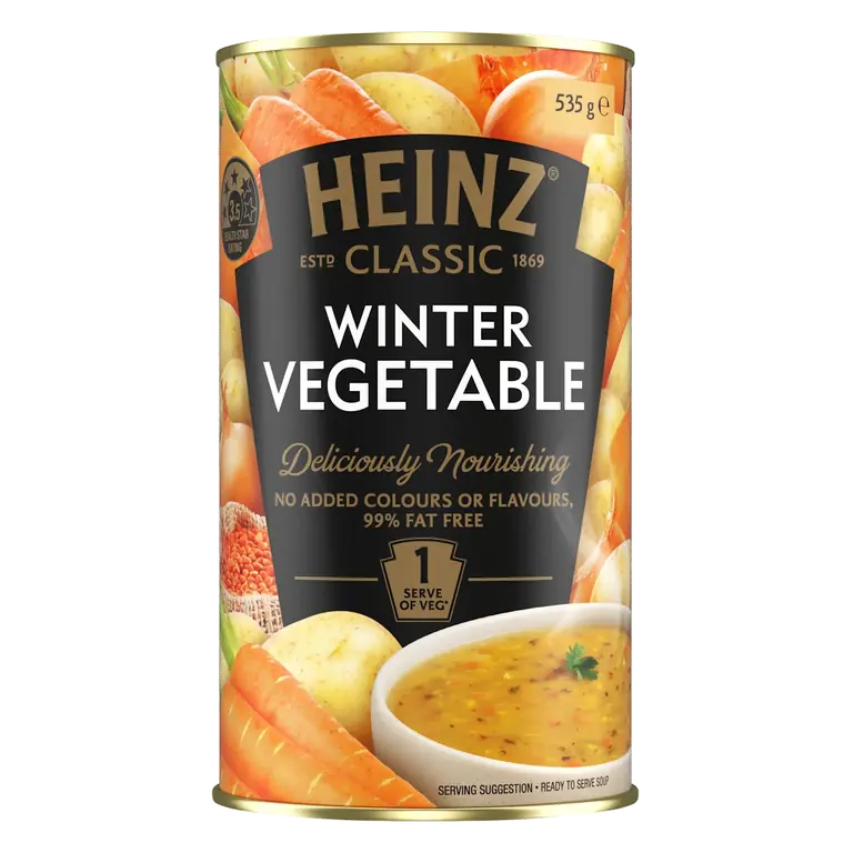 Classic Canned Soup Winter Vegetable