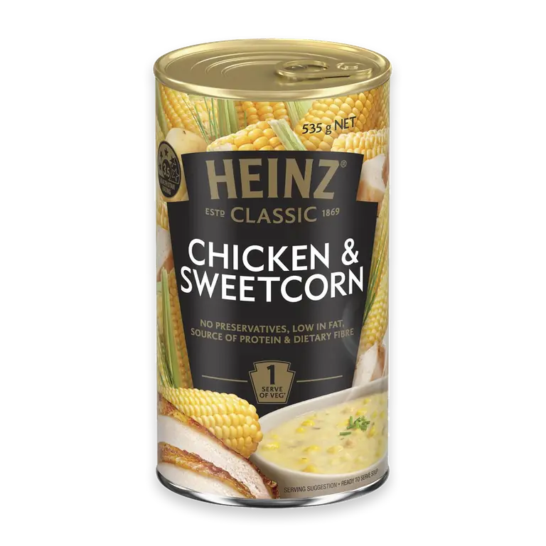 Classic Chicken & Sweetcorn Soup