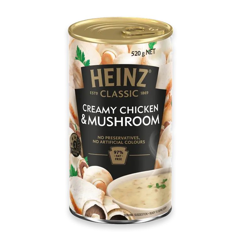 Classic Creamy Chicken & Mushroom Soup Ready Meals