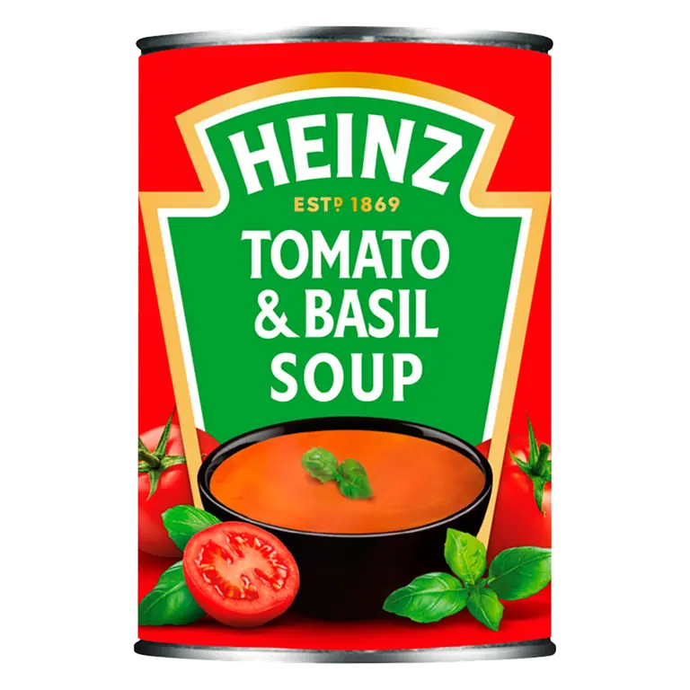 Heinz Cream of Tomato & Basil Tinned Soup 400g